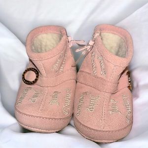 Baby juicy couture boots size 0-3 months